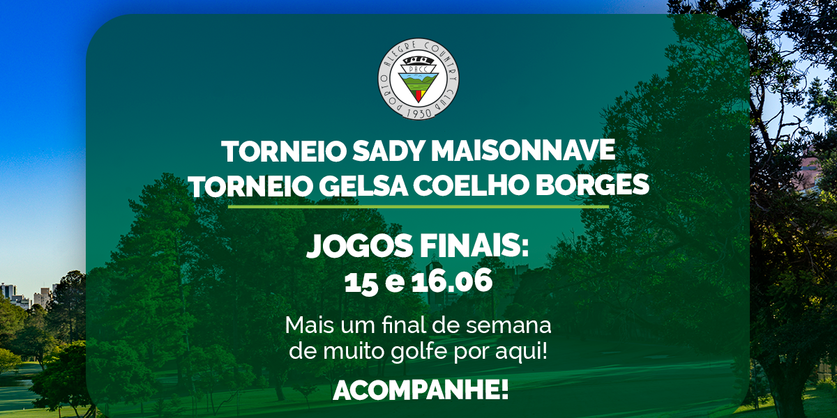 Chamada Torneio Sady Maisonnave e Torneio Gelsa Coelho Borges