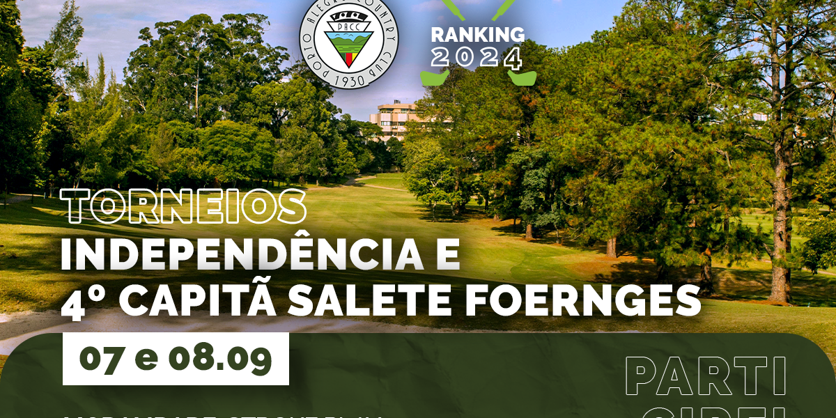 Torneios Independência e 4º Capitã Salete Foernges ocorrem no PACC